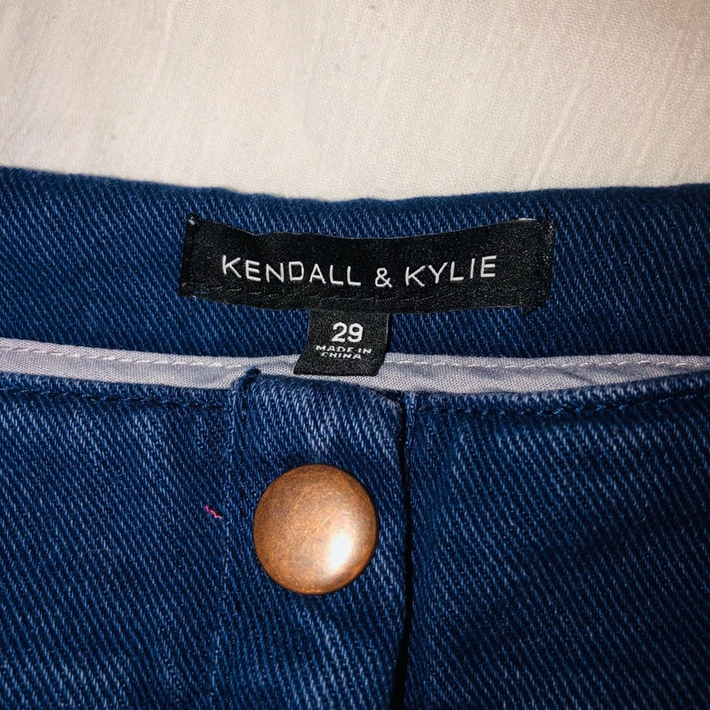 Kendall & Kylie button down jean skirt